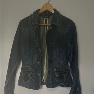 Old Navy Dark Wash Jean Jacket